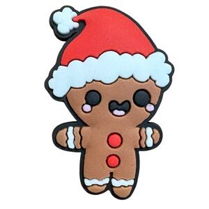 Gingerbread Man Croc Charm